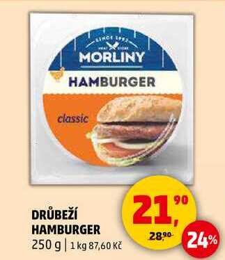 DRŮBEŽÍ HAMBURGER, 250 g