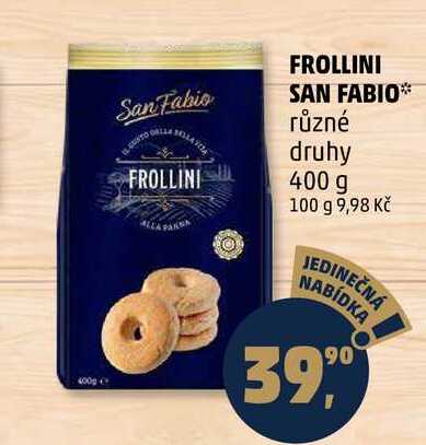 FROLLINI SAN FABIO různé druhy, 400 g 