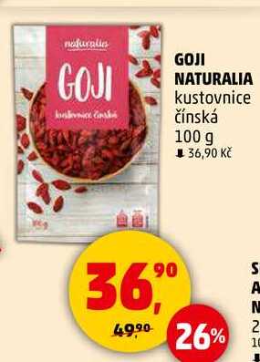 GOJI NATURALIA kustovnice čínská, 100 g 