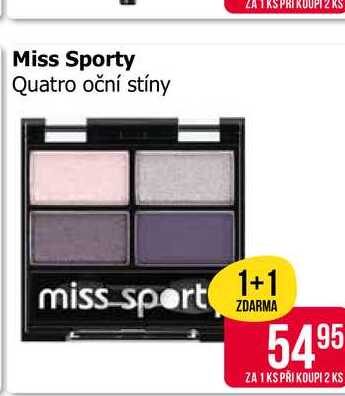 Miss Sporty Quatro oční stíny