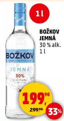 BOŽKOV JEMNÁ 30% alk., 1 l 