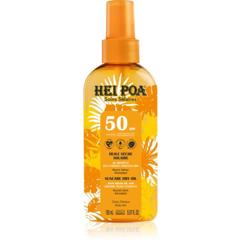 Hei Poa Tahiti Monoi Oil SPF 50 suchý olej na opalování SPF 50 150 ml