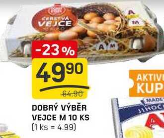 DOBRÝ VÝBĚR VEJCE M 10 KS 