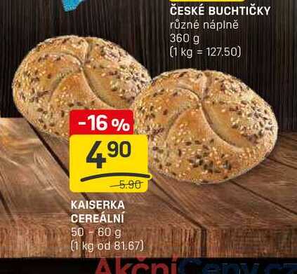 KAISERKA CEREÁLNÍ 50-60 g  