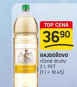 GAJDOŠOVO různé druhy 21, PET 