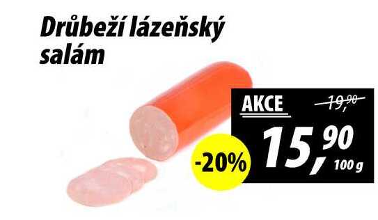Drůbeží lázeňský salám, 100 g