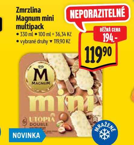 Zmrzlina Magnum mini multipack 330 ml 
