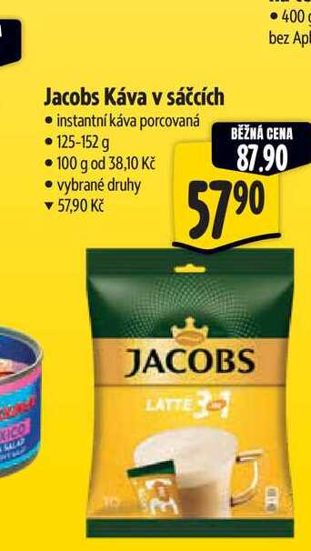Jacobs Káva v sáčcích  125-152 g
