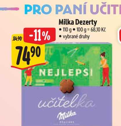  Milka Dezerty 110 g 
