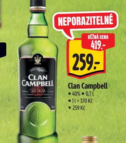   Clan Campbell  0,7 l