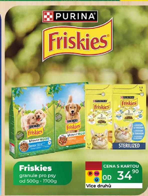 Friskies granule pro psy od 500g - 1700g 