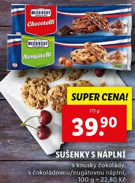SUŠENKY S NÁPLNÍ, 175 g