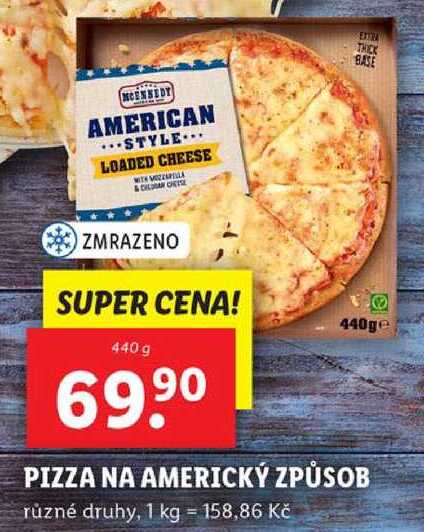 PIZZA NA AMERICKÝ ZPŮSOB, 440 g