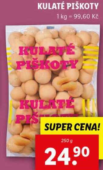 KULATÉ PIŠKOTY, 250 g