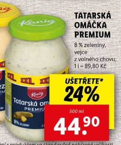 TATARSKÁ OMÁČKA PREMIUM, 500 ml