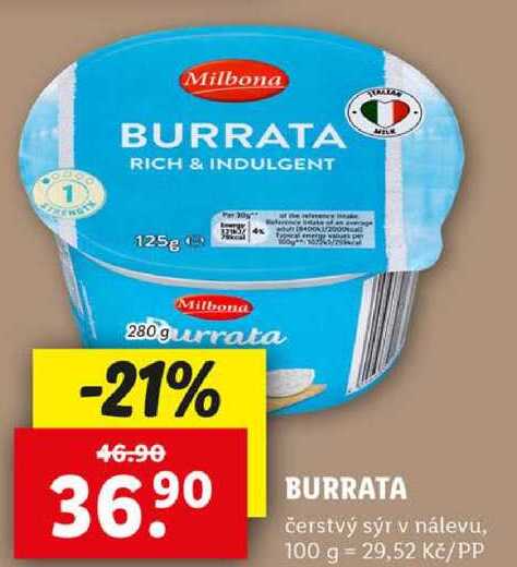 BURRATA, 280 g