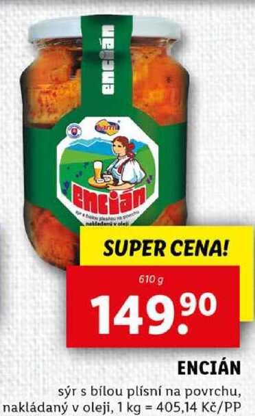 ENCIÁN, 610 g