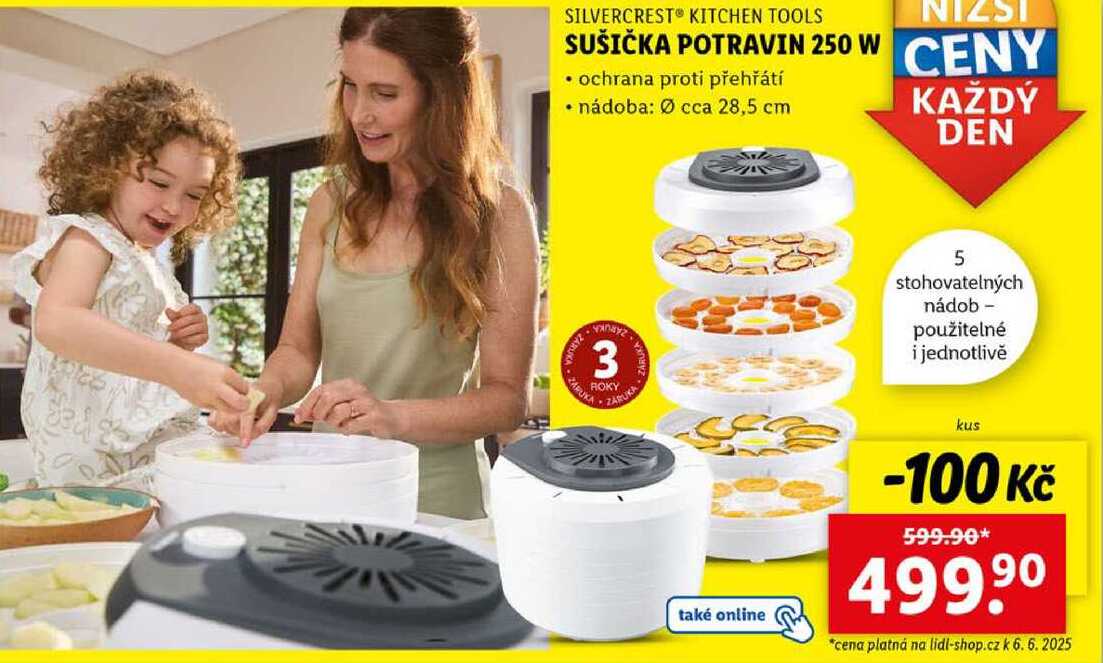 SUŠIČKA POTRAVIN 250 W 