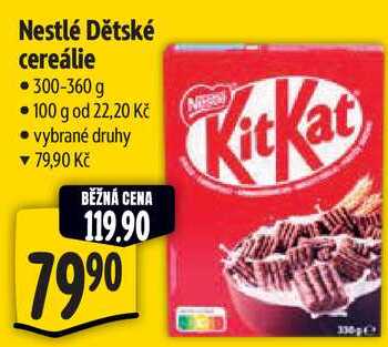 Nestlé Dětské cereálie, 300-360 g