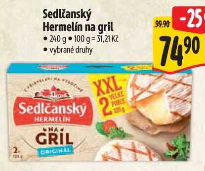 Sedlčanský Hermelín na gril, 240 g 