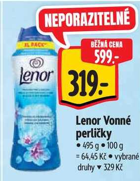 Lenor Vonné perličky, 495 g