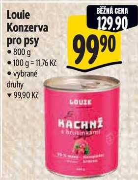 Louie Konzerva pro psy, 800 g
