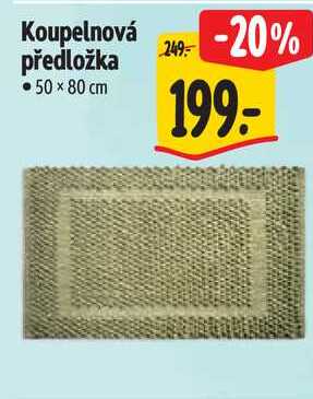 Koupelnová předložka 
