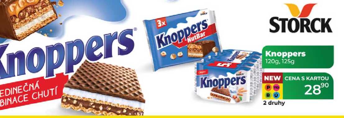 Knoppers 120g, 125g 