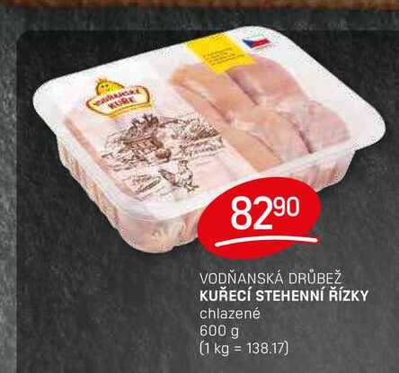 KUŘECÍ STEHENNÍ ŘÍZKY chlazené 600 g