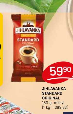JIHLAVANKA STANDARD ORIGINAL 150 g, mletá 