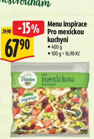  Menu inspirace Pro mexickou kuchyni  400 g  