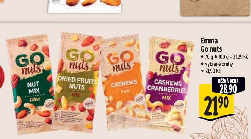   Emma Go nuts 70 g  