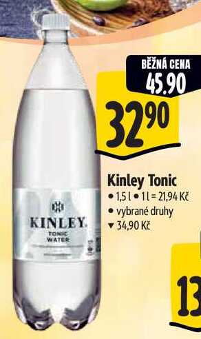 Kinley Tonic, 1,5 l