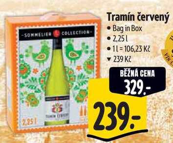 Tramín červený, 2,25 l