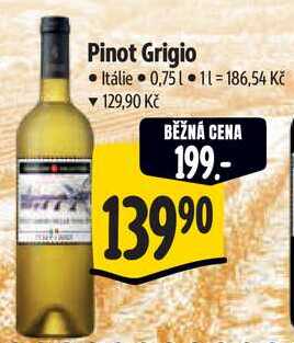 Pinot Grigio, 0,75 l