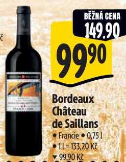 Bordeaux Château de Saillans, 0,75 l
