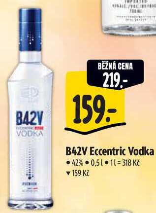 B42V Eccentric Vodka, 0,5 l