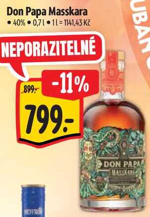 Don Papa Masskara, 0,7 l