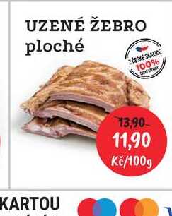 UZENÉ ŽEBRO ploché 100g 
