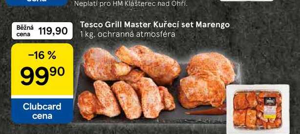 Tesco Grill Master Kuřecí set Marengo, 1 kg 