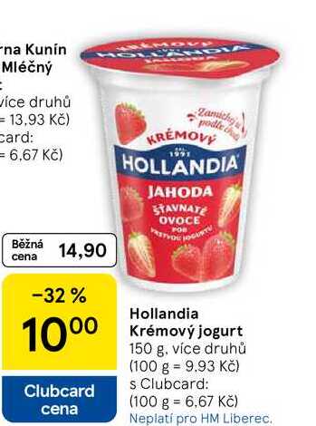 Hollandia Krémový jogurt, 150 g 