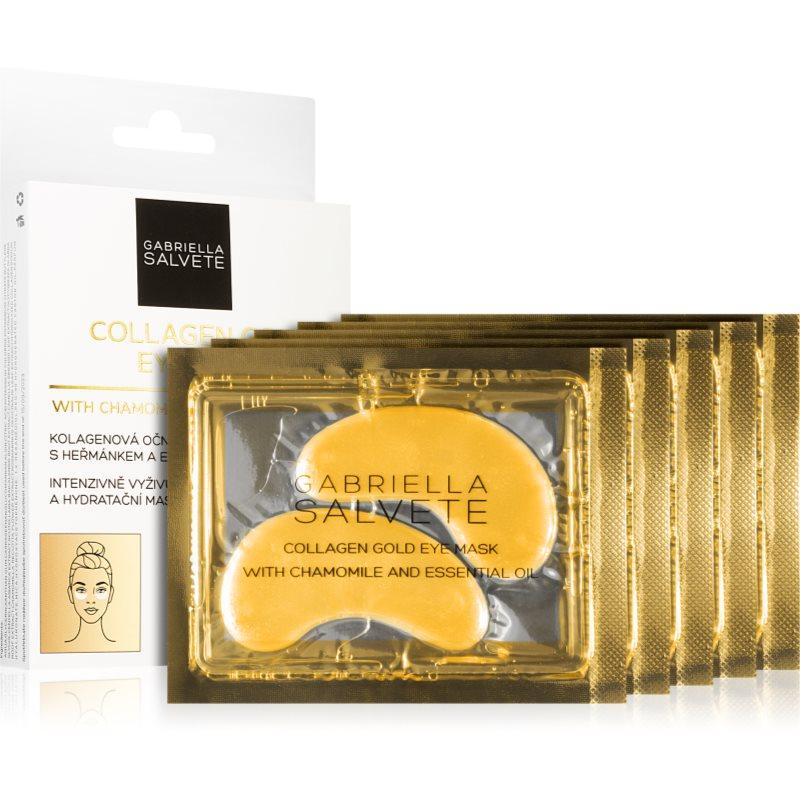 Gabriella Salvete Eye Mask Collagen Gold oční maska proti otokům a tmavým kruhům s kolagenem 5x2 ks