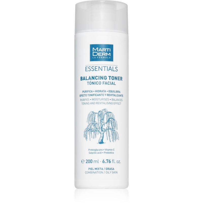 MartiDerm Essentials normalizační tonikum k redukci kožního mazu 200 ml