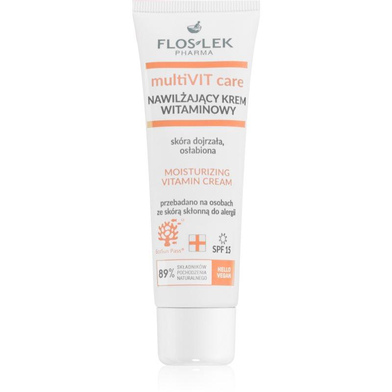 FlosLek Pharma Multivit Care hydratační krém s vitamíny 50 ml