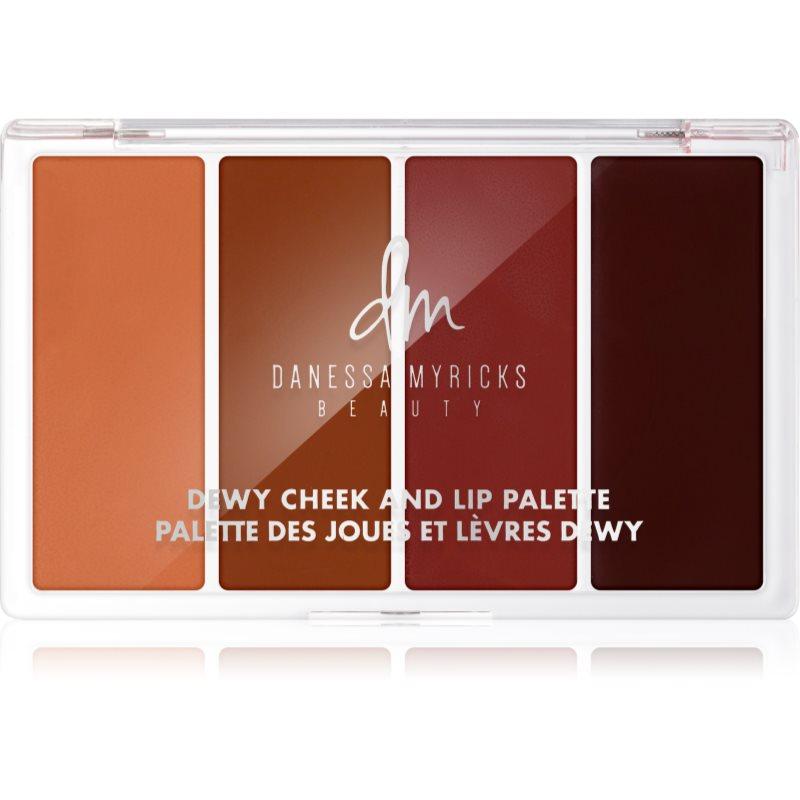 Danessa Myricks Beauty Dewy Cheek & Lip Palette multifunkční paleta na obličej odstín Dew It Undercover 25 g