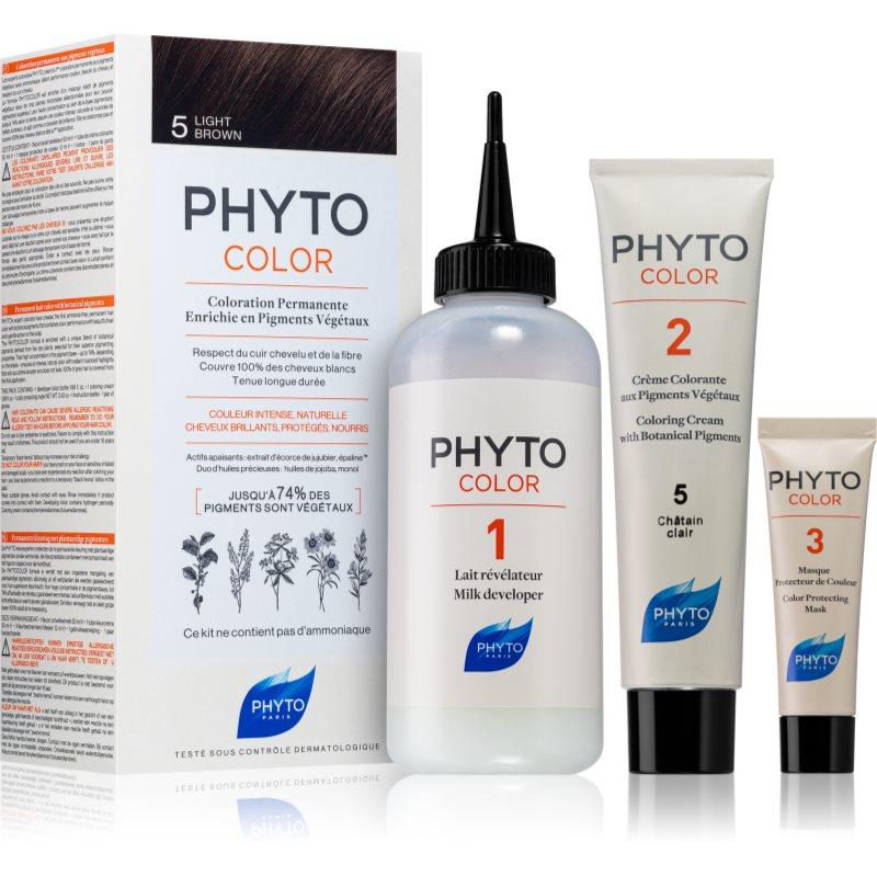 Phyto Color barva na vlasy bez amoniaku odstín 5 Light Brown 1 ks