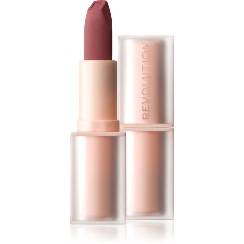 Makeup Revolution Lip Allure Soft Satin Lipstick krémová rtěnka se saténovým finišem odstín Whisper 3.2 g