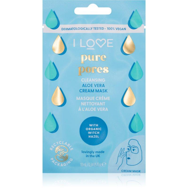 I Love Pure Pores hydratační krémová maska 10 ml
