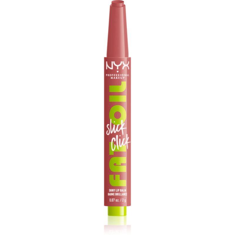 NYX Professional Makeup Fat Oil Slick Click tónovací balzám na rty odstín 2 g