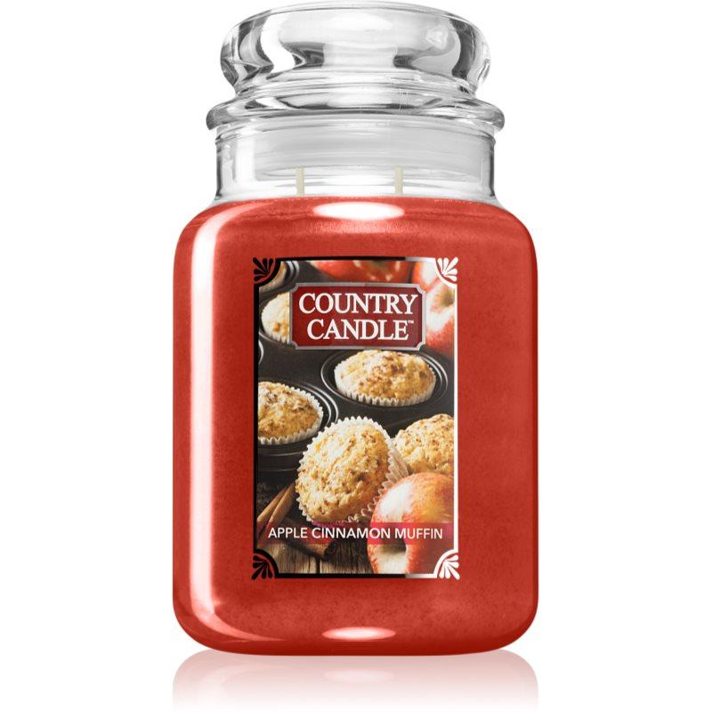 Country Candle Apple Cinnamon Muffin vonná svíčka 680 g